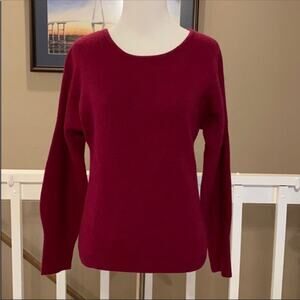 DJ & Juju Wine Red Oversized Boutique Sweater